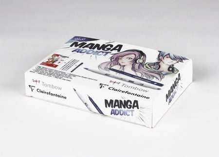 Coffret Manga Addict - Clairefontaine x Tombow - Les Marqueurs - Art  graphique