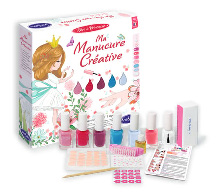 Kit Manucure Enfant Fille,Cadeau Fille 7 8 9 10 11 12 Ans Kit