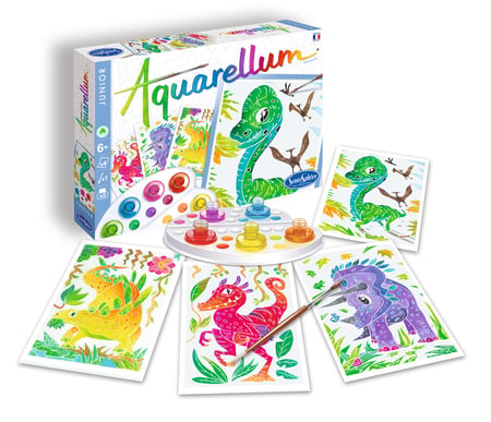 Monde des dinosaures Lot de fournitures de dessin pour enfants, ensemble  d'accessoires de peinture artisanale, jouet éducatif pour enseignement en  bas âge, parfait cadeau de Noël