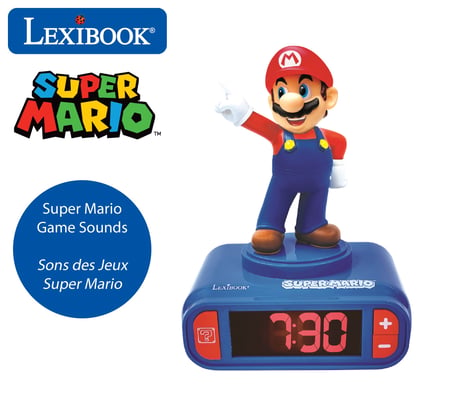 Réveil Super Mario 3D - Lexibook