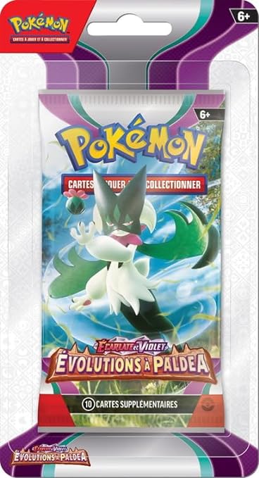 Cartes Pokémon - Booster Évolution à Paldea EV02 - Modèles Aléatoires