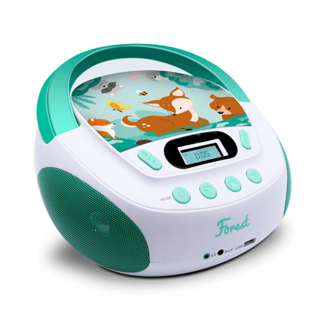 Lecteur CD/MP3 pour enfant avec port USB - Forest - Metronic