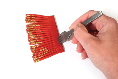Kit Outils Perforatrice DIY Cuir Kit Outils Perforatrice pour Artisanat du Cuir  Griffe (4mm) 4 Pcs