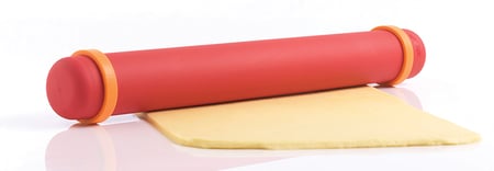 Rouleau à Pâtisserie ajustable rouge 41 cm - Rouleau à Pâtisserie