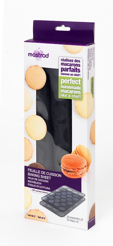 Plaque pour grands macarons en silicone - Mastrad - Noir - Silicone - Achat  & prix