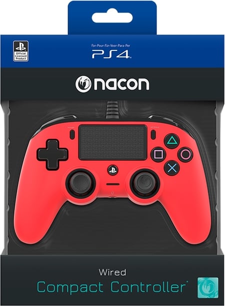 Manette filaire PS4 noire - NACON : la manette à Prix Carrefour