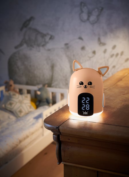 Réveil Veilleuse Chat Adorable - reveil-matin