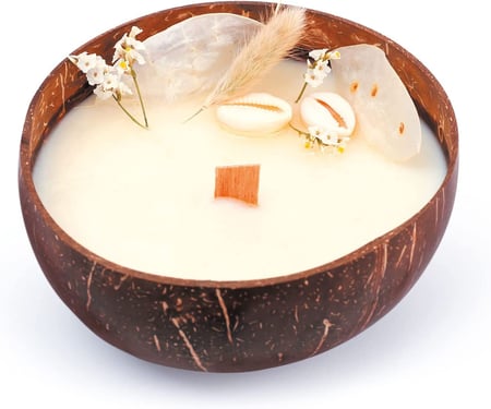 BOUGIE CIRE DE COCO - Sapin blanc – Les boîtes d'Alili
