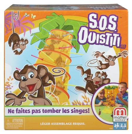 Mattel Games SOS Ouistiti, Jeu De Société et D'Adresse Familial