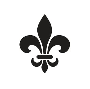 Mug FLEUR DE LYS - Verre - La Rochère