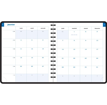 Agenda Exacompta 2024 2025 Semainier