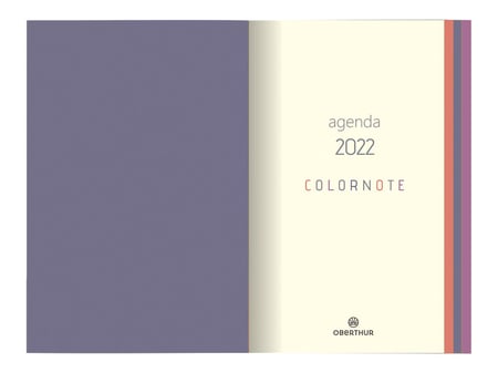 Agenda Semainier 7,4x10,5cm Oberthur ColorNote