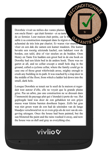 Liseuse Vivlio - Touch Lux 5 noire - reconditionnée