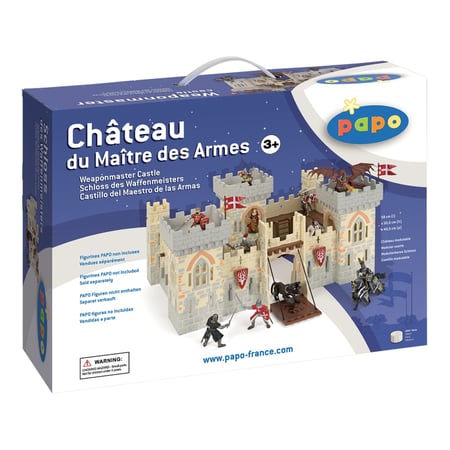 Le Château du Maître des armes - PAPO - 60002 - Figurines Dragons et  fantastique - Figurines et mondes imaginaires - Jeux d'imagination