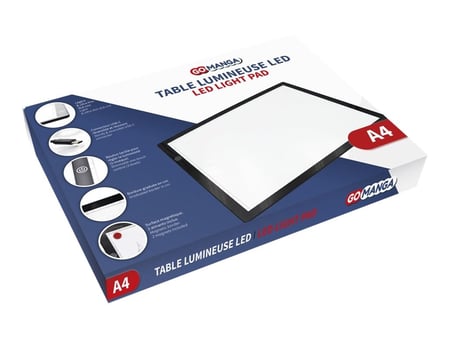 Tablette graphique Docooler A4 Tablette Lumineuse Portable Pad