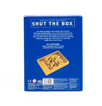 Puzzle Professor Puzzle jeu de dés Shut the Box