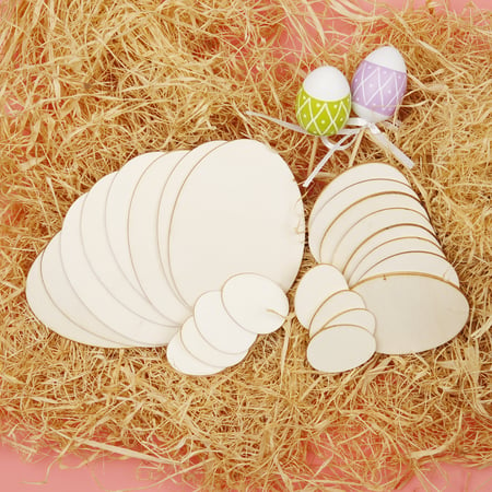 Kit de 6 œufs de Pâques en bois à colorier