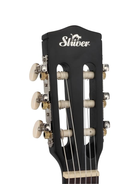 Shiver - GCS-3/4 - Guitare Classique Noire - Guitare classique