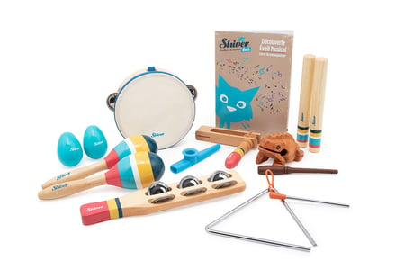 Instruments de musique enfant (coffret de 5instruments)