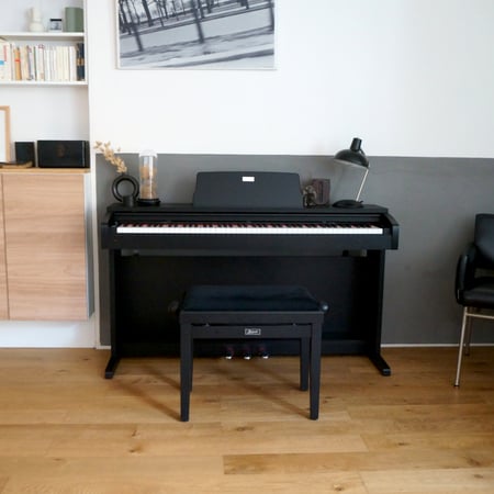 Support Piano Électronique Noir Design Pliable Rehausseur - Temu