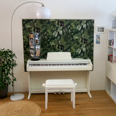 Shiver - Banquette piano - Blanc mat - Autres accessoires piano -  Accessoires piano