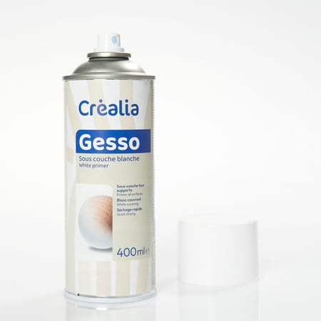 Gesso - Blanc - Pour préparer une toile ou un support - 500ml - Campus -  Beaux-arts