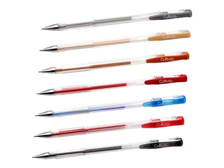 Lot de 100 stylos gel pailletés avec de superbes couleurs – Métallique,  néon, paillettes, gel roller à encre gel Stylo à paillettes pour adultes