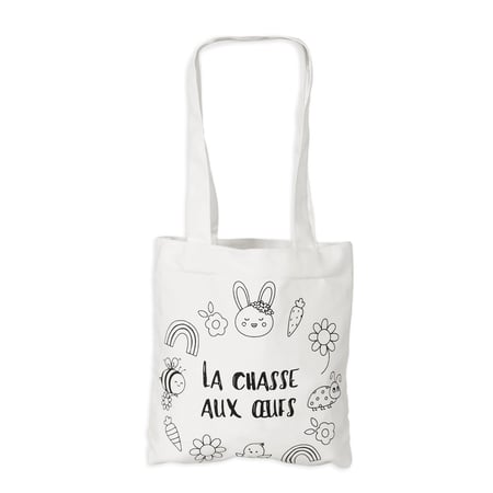 Coloriage pour adulte: femme | Tote bag