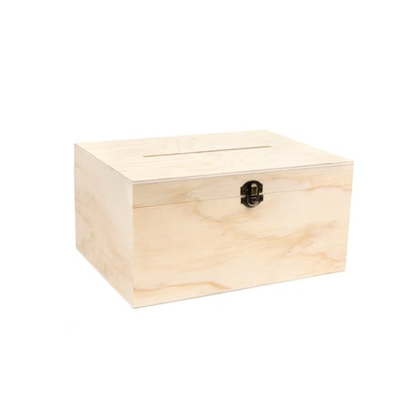 Urne en bois rectangulaire - Créalia - Tote bag - Supports Customisation -  Customisation