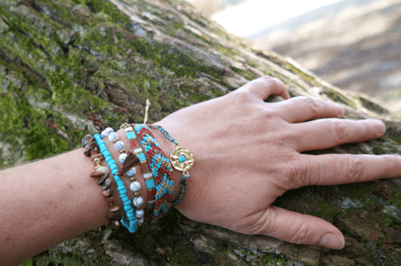 Acheter Kit de fabrication de bracelets faits à la main, avec 24