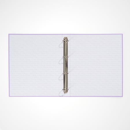 Classeur A4 4 anneaux - Dos 40 mm - Couverture cartonée - Violet
