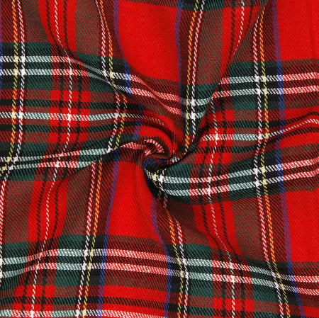 Chemin de table en tissu écossais - Créalia - 45 x 150 cm
