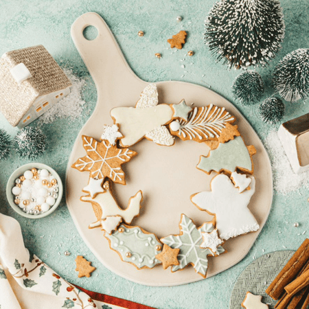 Lot De 12 Emporte-pièces De Noël En Inox - Formes Sapin, Renne, étoile... Pour Biscuits, Pâtisserie