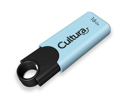 Lot de 3 clés USB 2.0 - rétractables - 16 Go - Cultura - Clé USB