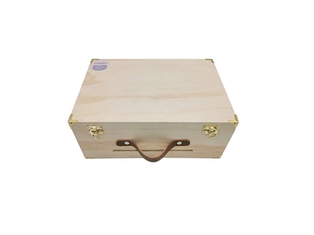 Urne en bois - valise avec anse - Créalia - Tote bag - Supports  Customisation - Customisation