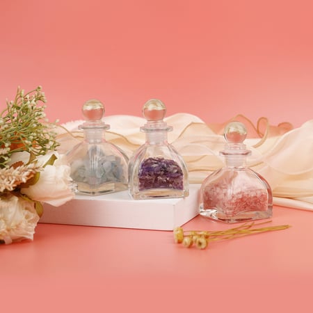 Mini bouteille parfum mariage en verre 5 x 9 cm - Créalia - Fêtes et  anniversaires