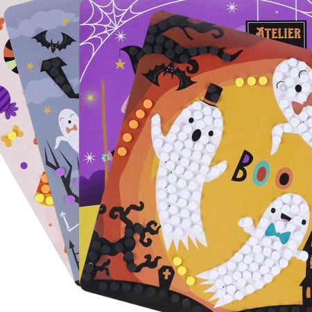Set tableau de mosaique en mousse Créalia enfants - 4 pièces