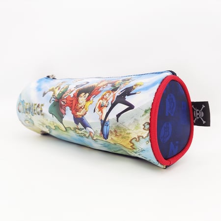 Trousse Scolaire Bleu À Crayons Grande Capacité Avec 3 Compartiments Cadeau Noël Ado Garçon