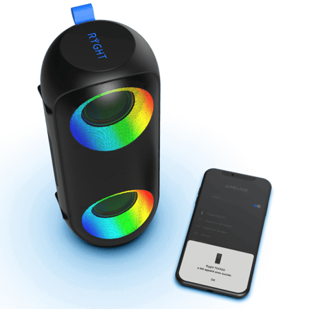 Enceinte Bluetooth Portable Sans Fil Noir – Andoelec