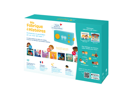 Conteuse pour enfants - Ma Fabrique à Histoires + livre audio de 24 histoires interactives - Lunii