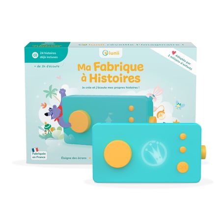 Conteuse pour enfants - Ma Fabrique à Histoires + livre audio de 24 histoires interactives - Lunii