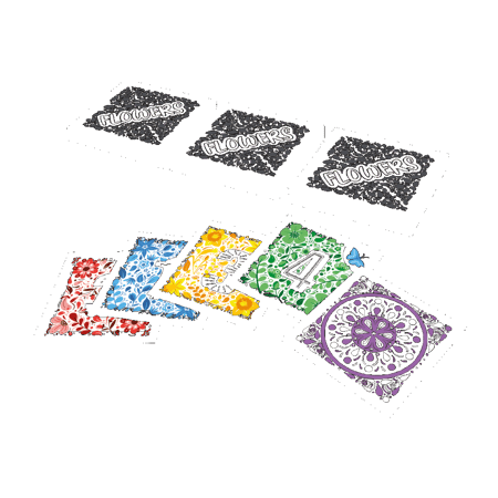 Asmodee Flowers - Gioco Di Carte Tattico Per Famiglie, 1-4 Giocatori, 7+ Anni, 20 Minuti, Versione Francese - 2