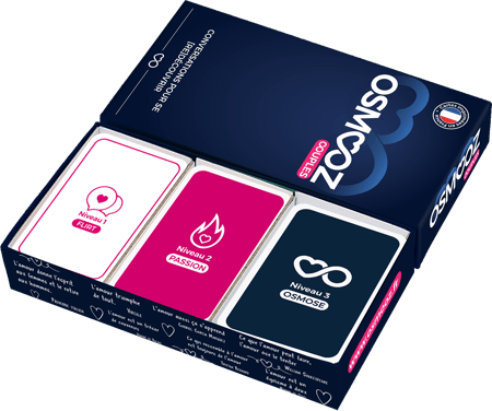 Jeu Couple - OSMOOZ - 180 Cartes fabriquées en France – Idée Cadeau Femme &  Homme - Jeu de société : : Cuisine et Maison