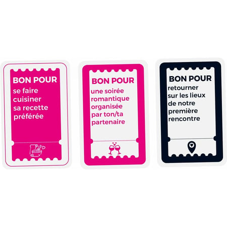 Jeu Couple - OSMOOZ - 180 Cartes fabriquées en France – Idée Cadeau Femme &  Homme - Jeu de société : : Cuisine et Maison
