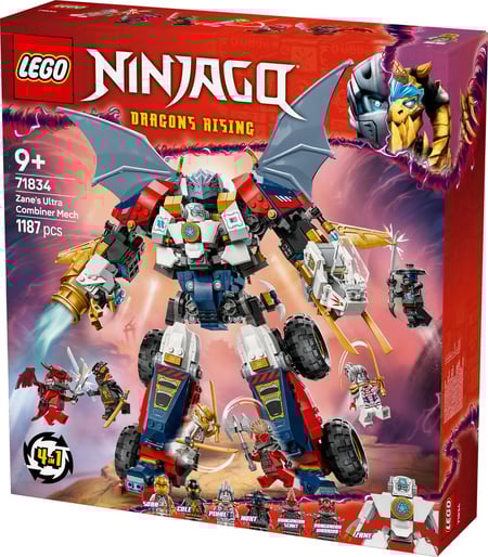 LEGO® 71834 - Le robot ultra combo de Zane - LEGO® NINJAGO® - Jeux