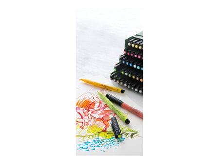 Coffret de feutres brush Faber-Castell - Pitt Artist Pen - Studio box - 48  pièces - Sets et Coffrets de Feutres Arts Graphiques - Coffrets Arts  graphiques - Art graphique