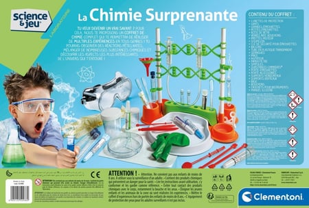 Gros coffret chimie NEUF - Clementoni