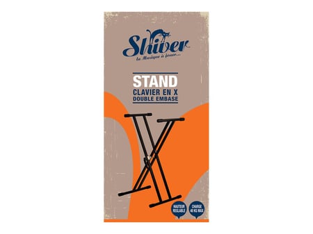 Shiver - Stand clavier en X à double embase - Autres accessoires