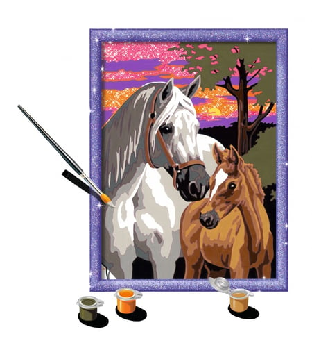 Numero d'art moyen - cheval et nature, activites creatives et manuelles