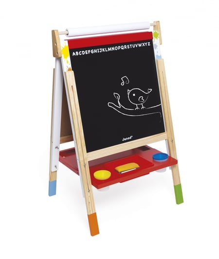 Tableau enfant double face noir craie blanc magnétique feutre - Table et  chaise enfant - Achat & prix